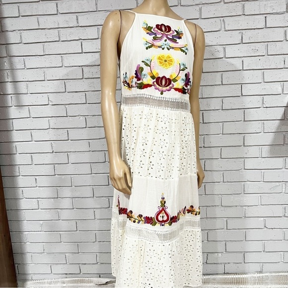 ASOS Dresses & Skirts - Asos Women’s Square Neck Midi Dress With Lace and‎ Floral Detail